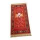 thumbnail image 3 of Alfombra de oración tradicional, alfombra con estampado islámico, suave y ligera, alfombra para el suelo de oración, para viajes, hogar, dormitorio, festival, mujeres Estilo F, 3 of 9