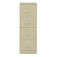 thumbnail image 2 of Hirsh Pro 26.5" Deep 4 Drawer Legal Width Metal Vertical File Cabinet, Commercial Grade, Putty, 2 of 6