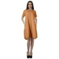 thumbnail image 1 of Moomaya Robe Tunique Mini à Manches Courtes pour Femmes Grande Taille à Encolure Dégagée, 1 of 6