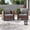 Gray, variant on ACEGOSES Outdoor Patio Wicker Chairs Set of 2, Brown Rattan Seating with Thick Cushions for Lawn or Poolside, Light Gray