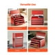 thumbnail image 5 of VEVOR Caja de herramientas portátil de metal de 8,6 pulgadas, organizador de herramientas con 3 cajones, color rojo, 5 of 9
