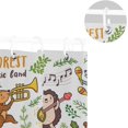thumbnail image 5 of Coolnut Forest Animals Playing Music Bath Shower Curtain Liners 66x72in 100% Polyester Waterproof with Curtain Hook, 5 of 6