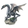 thumbnail image 2 of Black Shadow Night Dragon Figurine Dream Weaver Legendary Creature Sculpture, 2 of 4