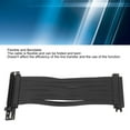 thumbnail image 4 of GPU Extension Cable, Flexible PCIe 3.0 X16 GPU Riser Cable Female 90 Degree 7.9in Length  for RTX2060 for Gen 3 GPUs for RTX2080Ti, 4 of 7