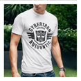 thumbnail image 3 of Playera Transformers Fan Army Talla M Cybertron Blanco, 3 of 4
