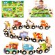 thumbnail image 1 of Tren magnético de madera Brialice de Montessori Toys, de 1 a 3 años, 1 of 7