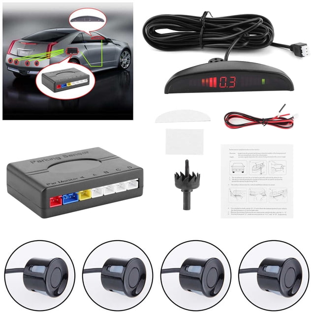 Monitor De Radar De Estacionamiento De Automóviles, Detector De Radar De Rendimiento Estable Duro, Para Un Automóvil Universal De Reemplazo