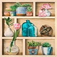 thumbnail image 3 of Dolci, Elena 15x15 Black Modern Framed Museum Art Print Titled - Collection de Memoires II, 3 of 5