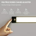 thumbnail image 2 of Mistaha Wireless Magnetic LED Night Light with Human Body Sensor - Rechargeable Strip Lamp for Kitchen Wardrobe, 31 LEDs, Black Color, 2 of 7