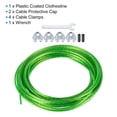 thumbnail image 3 of Cable de acero recubierto de PE Uxcell, 5/32"x33ft, cable de metal para cuerda de ropa, 3 of 6