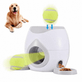 thumbnail image 2 of HLONK Lanceur Automatique de Balles pour Animaux Lanceur de Balles de Tennis Jouet Distributeur Automatique pour Animaux Lanceur de Balles pour Chien Machine Interactive de Lancer de Balles, 2 of 7