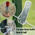 thumbnail image 2 of Trianu 2 Pack Fence Wire Twister for T Post Clips Fence Wire Tensioning Tool Twister for Fence Wire Twister Steel Wire Galvanized Twisted Wire Fence Tools for Fencing Wire, 2 of 8