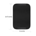 thumbnail image 3 of 2 Pcs RV Window Shade Cover 16x24.75 Inches - Black Sunshade Screen for Camper Travel Trailer Motorhome - UV Protection & Light Blocking - Easy Install with Velcro & Tape - Polyester Fabric - Flip Up, 3 of 7