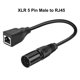 thumbnail image 2 of Cable adaptador XLR RJ45 de 5 pines-XLR macho de 5 pines a, 2 of 5