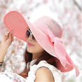 thumbnail image 4 of Women's Party Hat Party Street Holiday Bow Solid Colored Light Blue Beige Hat White Pink Fall Winter, 4 of 5