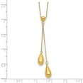 thumbnail image 3 of Primal Gold 14 Karat Yellow Gold Dangle Bead Necklace, 3 of 3