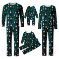 thumbnail image 6 of Family Christmas Pajama Set Long Sleeves Round Neck Casual Pajamas Sets 2 Piece Tops Pants Funny Pajamas Family Christmas Outfits, 6 of 6