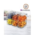 thumbnail image 3 of Contenedores para Refrigerador AGBOX 6 piezas Rejilla y Tapa con Fechador Transparente, 3 of 4