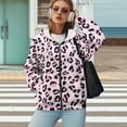 thumbnail image 3 of Yuyamidu Leopard Print Hoodie Oversized Sweatshirt for Women Zip Up Hoodie Oversized Sweatshirt for Women Jacket Winter Women's Fashion Hoodies & Sweatshirts Plus Size Hoodies 3XL, 3 of 8