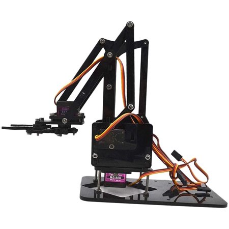 Robotic Arm Kit Arm and Arduino Compatible Desktop Robot Arm Kit with ...