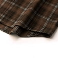 thumbnail image 3 of Gamivast Plaid Shirts for Men-Oversized Long Sleeve Button Down Shirt with Pockets Fall Collared Flannel Shirts Fall Jackets Brown XXL, 3 of 7