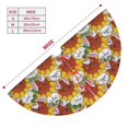 thumbnail image 3 of Rateoe Cartoon Sunflowers Print Christmas Tree Skirt 36" for Xmas Holiday New Year Party Circle Tree Mat Ornaments Decoration, 3 of 7