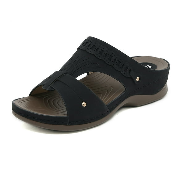 Womens Sandals Wedge for Women with Arch Support Summer Casual Wedge Platform Dressy Walking Sandal A11