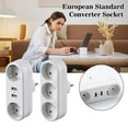 MultiFunction EU Standard Conversion Socket Household Charging PlugIn