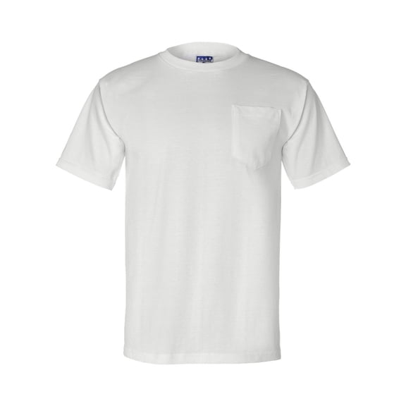 Bayside Union-Made Short Sleeve T-Shirt with a Pocket