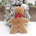 thumbnail image 3 of Adorno navideño de peluche de pata larga, muñeco de jengibre, adorno colgante para árbol de Navidad, juguete para fiesta, regalo de Año Nuevo, Navidad 2024, 3 of 5