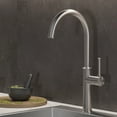 thumbnail image 2 of KRAUS Sellette Spot Free Stainless Steel Finish Kitchen Bar Faucet, 2 of 9