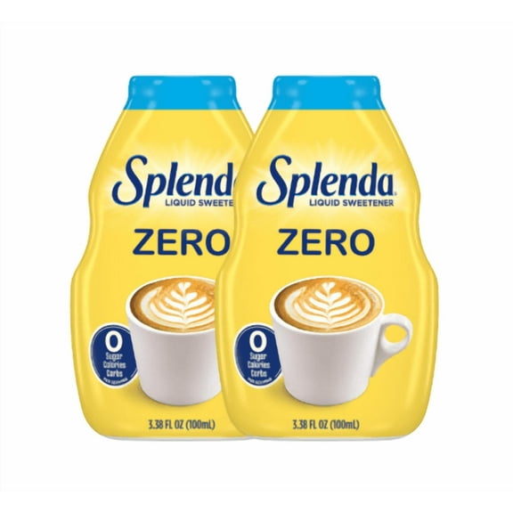Splenda Liquid Zero Calorie Sweetener drops, 100ml (Pack of 2)