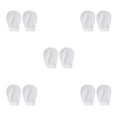 thumbnail image 3 of Bearachild 2 uds guantes de baño guante de baño exfoliante cuerpo fregado Facial multicolor guante toalla piel muerta baño limpieza blanco Type2 NO2, 3 of 6