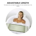 thumbnail image 3 of FUTUREORYY Plastic Tub Tray Bath Shelf Tray Green 1Set Adjustable Length For Couples, 3 of 8