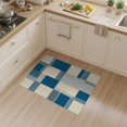 thumbnail image 2 of ODIKA 3'x5' Washable Area Rug Striped Geometric Panel Configuration Bold Horizontal Abstract for Hallway, Laundry Room, Non-Slip, Flatweave, Easy Care, 2 of 7