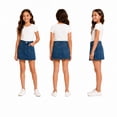 thumbnail image 2 of Jessica Simpson Girls' Skirt - Distressed 5 Pocket Stretch Denim Skirt - Jeans Skirt for Girls (7-16), 2 of 7