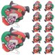 thumbnail image 4 of 25 uds Navidad Papá Noel con una bolsa de regalo broche de insignia con luz LED para regalo de niños, 4 of 7