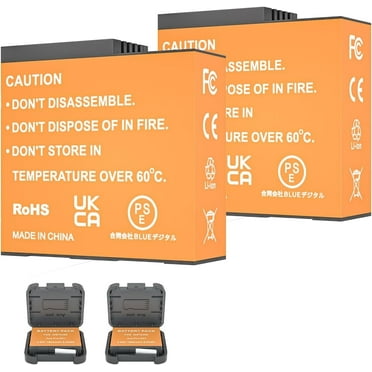1800mAh Battery for Insta 360 Ace Pro 2 / Ace Pro / Ace, 2 Pack Rechargeable Batteries Compatible with Insta 360 Ace Pro 2/Ace Action Camera Accessories CINSAAJA CINSBAJA 1ICP6/31/35-2-3.85V 6.93Wh