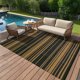 thumbnail image 1 of Yeshouse Alfombra de exterior reversible de plástico y paja, impermeable, para camping, patio, moderna alfombra de patio a rayas, alfombra para porche, terraza, jardín, balcón, 1 of 12