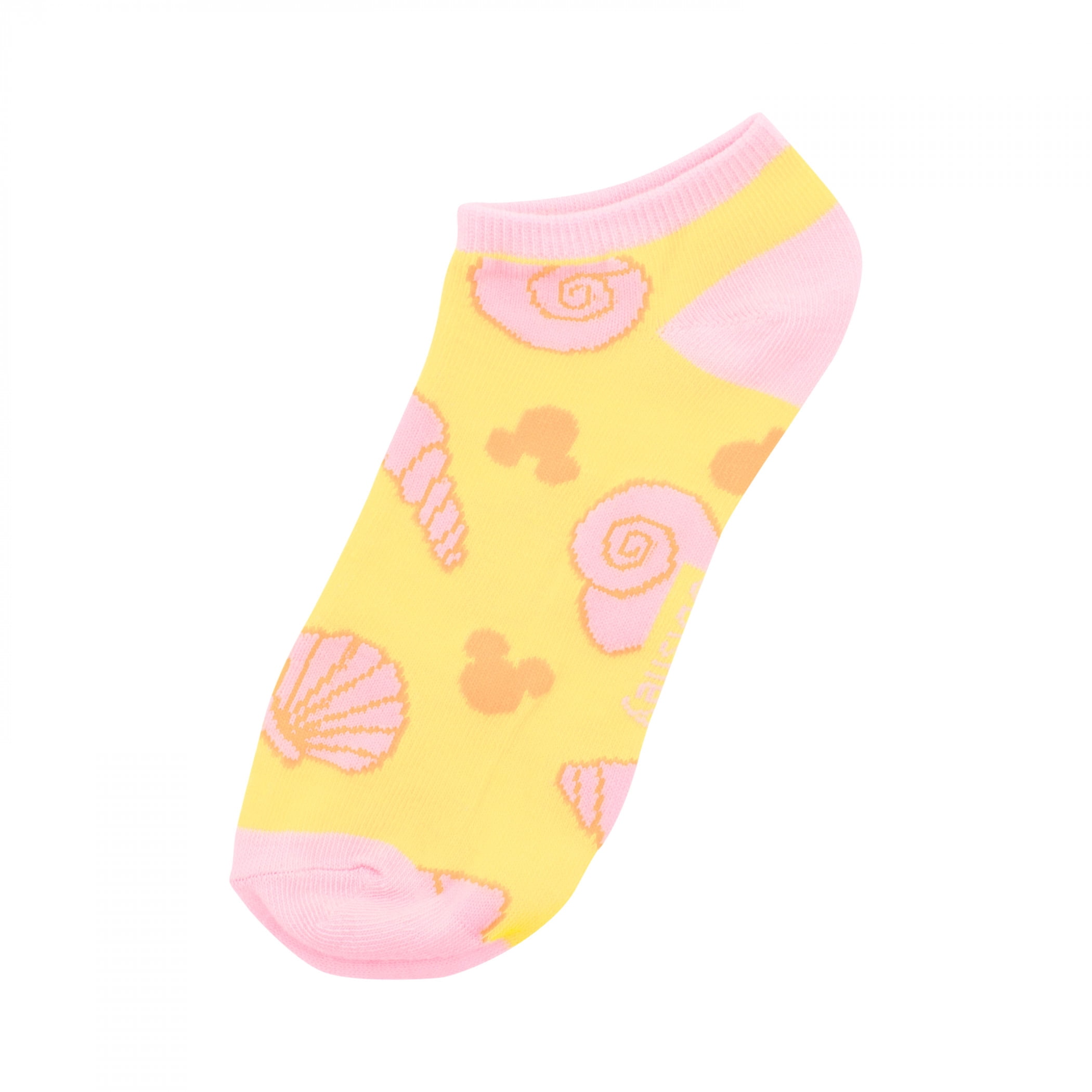 Minnie Mouse 891673 Pastel Tropics Womens Ankle Socks - 6 Pair