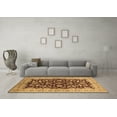 thumbnail image 3 of Ahgly Company Indoor Rectangle Oriental Brown Industrial Area Rugs, 7' x 10', 3 of 4
