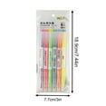 thumbnail image 3 of Pedty Office Supplies Supplies,Pen,Handbooks *6 Pens,60Ml Double-Headed Highlighter Set Creative Color Marker Student Multicolor Hand-Held Pen,Highlighters, 3 of 6