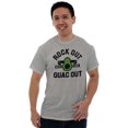 thumbnail image 4 of Rock Out With Guac Avocado Guacamole Plus Size Crewneck Graphic Tee Shirt Brisco Brands 2X, 4 of 5