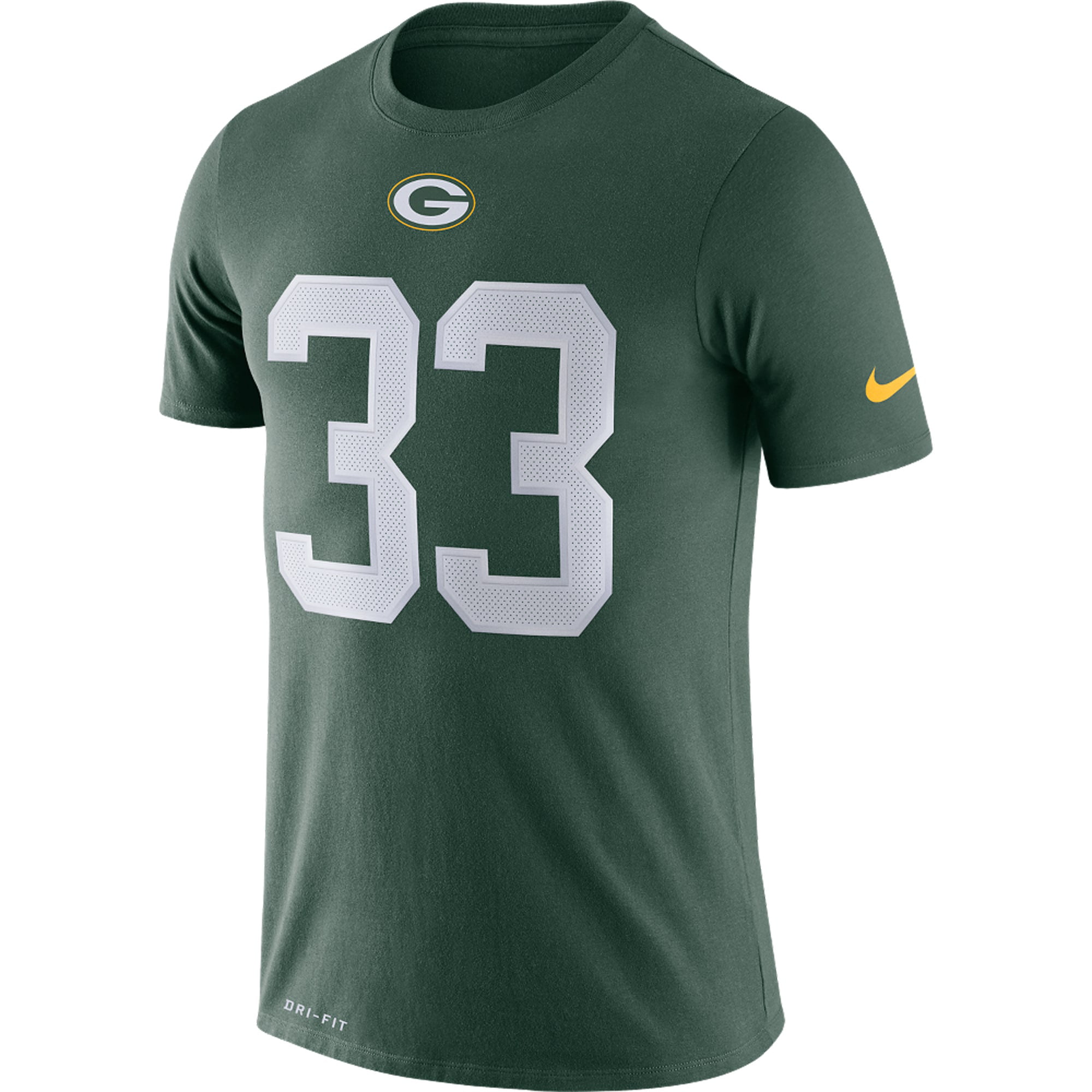 Aaron Jones Shirt Green Bay Packers Men's Player #33 Pride Name & Number Dri-Fit