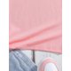 thumbnail image 4 of Camiseta estampada "Girl Just Smile" con un adorable gatito blanco para niña. Camisa informal de manga corta de algodón suave con lazo rosa y diseño de corazones y estrellas. Ideal para primavera, ve, 4 of 6