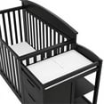 thumbnail image 4 of Graco Benton 4-in-1 Convertible Baby Crib and Changer, Black, 4 of 14