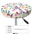 thumbnail image 2 of Goofa Cute Flower Printed Stool Covers Round, Waterproof Round Bar Stool Covers Anti-Slip Round Bar Stool Seat Cover with Elastic Bands Durable -14 inch, 2 of 7