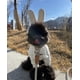 thumbnail image 4 of Sudadera con capucha y orejas tridimensionales de oso y gato para mascotas, cálida y cómoda, con chaqueta de algodón de terciopelo, 4 of 6