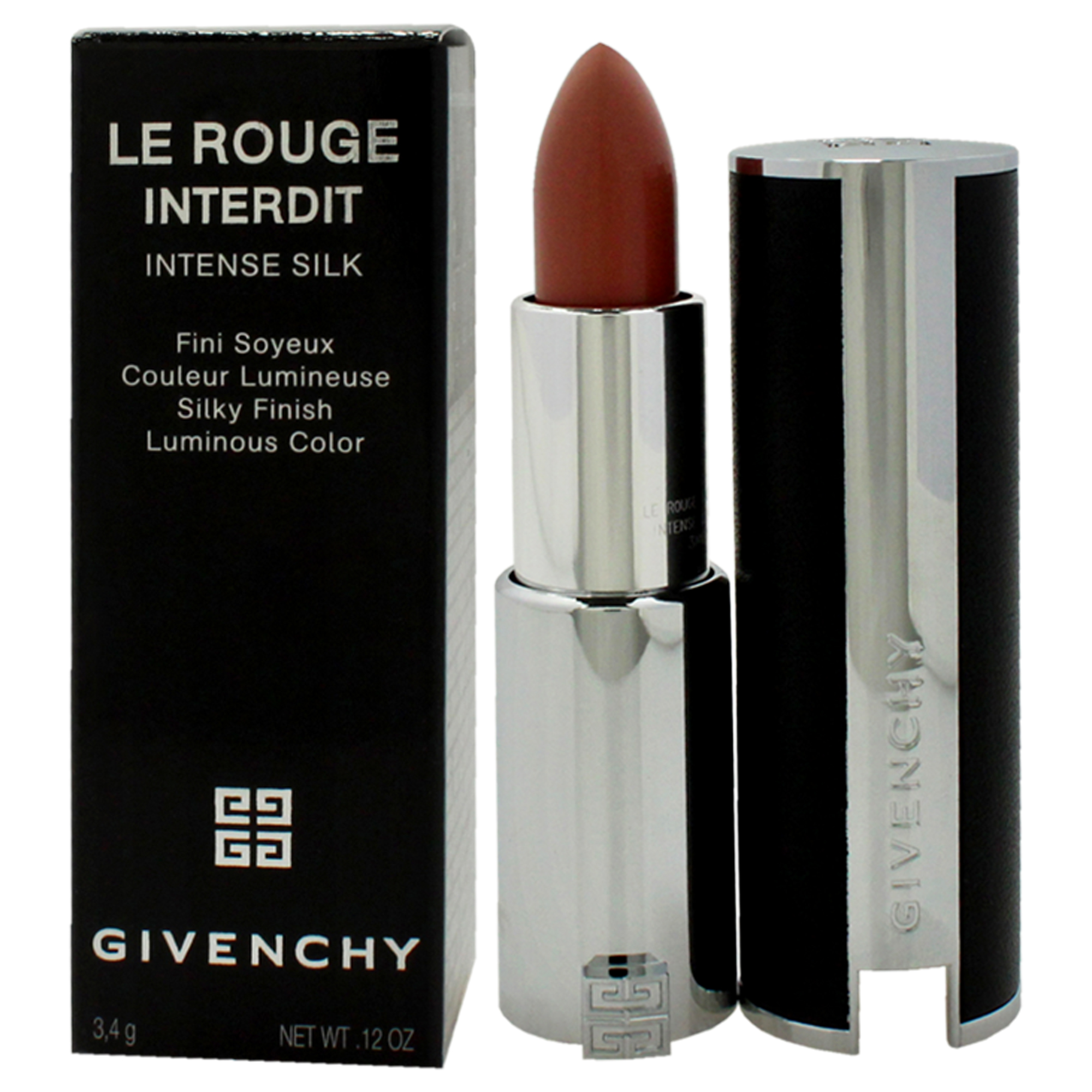 Le Rouge Interdit Intense Silk Lipstick - 109 Beige Sable by Givenchy for Women - 0.12 oz Lipstick (Refillable)