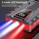 thumbnail image 4 of Arrancador De Batería De Coche De 15000 MAh, Banco De EnergíA Portátil De Corriente Máxima De 1000 A Con Linterna LED De Carga Rápida USB, Para Motores De 6 L De Gasolina De, 4 of 7